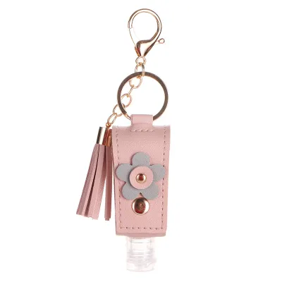 Creative Retro Leather Bottling Keychain