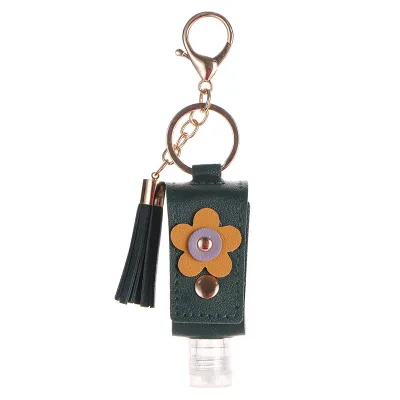 Creative Retro Leather Bottling Keychain