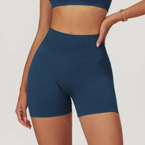 Women Yoga Seamless High Waist Sports Shorts