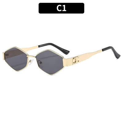 Fashion Polygonal Metal Sunglasses