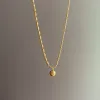 XL58 [Golden Bean] Rice Necklace-Gold