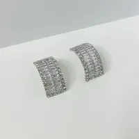 Plata Un Par (Aproximadamente 3,8*2 Cm)