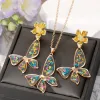 Multicolor Butterfly Suit