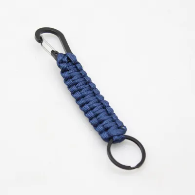 Men's Simple Outdoor Survival Mountaineering Woven Polyester Key Chain