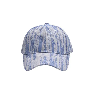 Simple Fashion Tie-Dye Printing Sunscreen Dome Cap Cotton Blend
