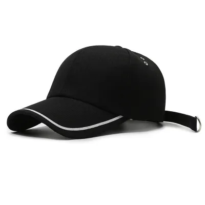Simple Fashion Solid Color Sunshade Cap Dome Top Polyester Cotton