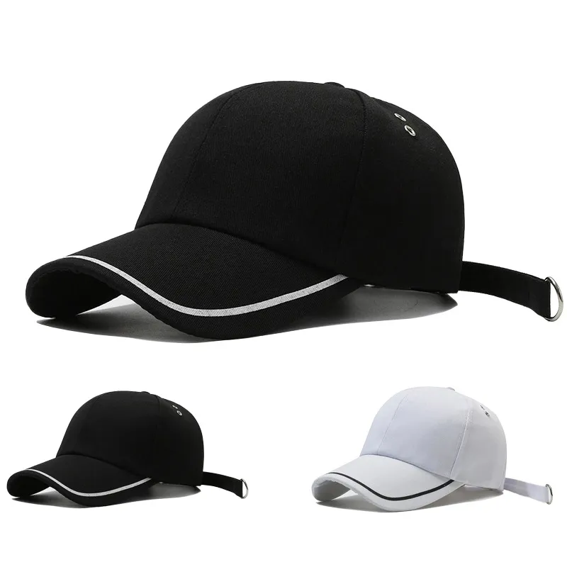 Simple Fashion Solid Color Sunshade Cap Dome Top Polyester Cotton