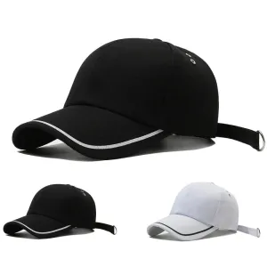Simple Fashion Solid Color Sunshade Cap Dome Top Polyester Cotton