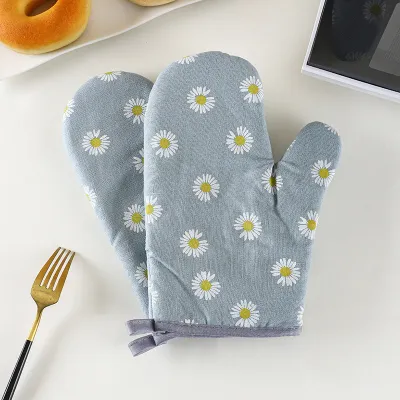 Simple Household Kitchen High Temperature Anti-Scalding Heat Insulation Gloves