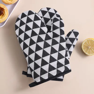 Simple Household Kitchen High Temperature Anti-Scalding Heat Insulation Gloves