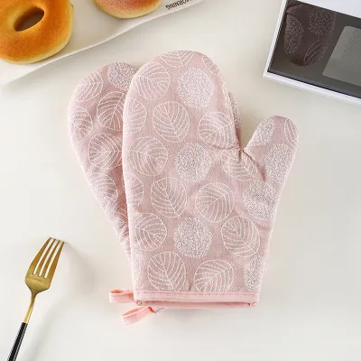 Simple Household Kitchen High Temperature Anti-Scalding Heat Insulation Gloves