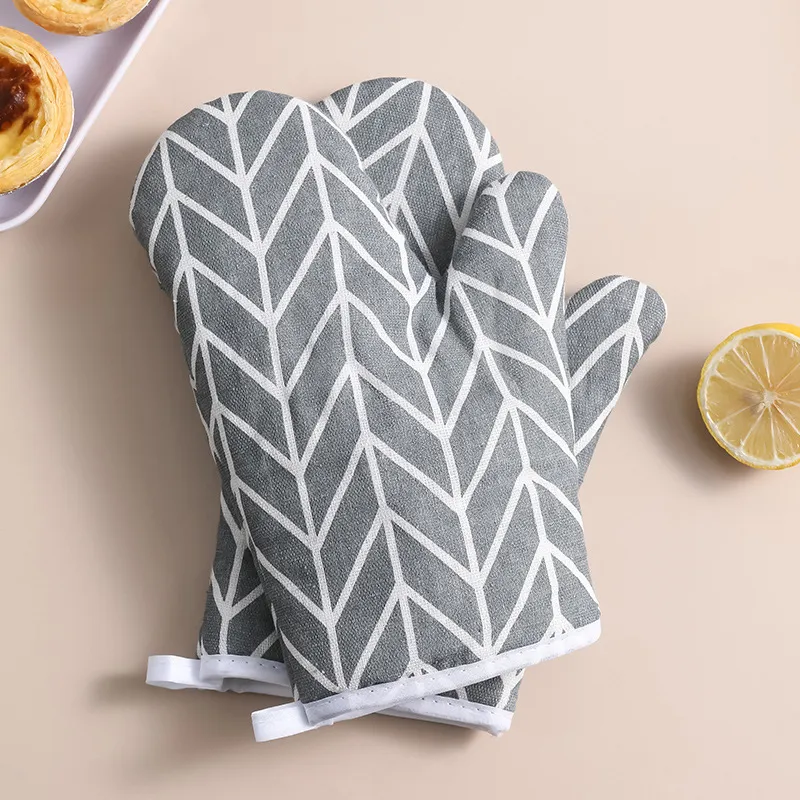 Simple Household Kitchen High Temperature Anti-Scalding Heat Insulation Gloves