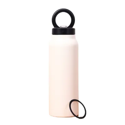 304 Stainless Steel Thermos Cup with Magnetic Bracket Large Capacity Water Bottle
