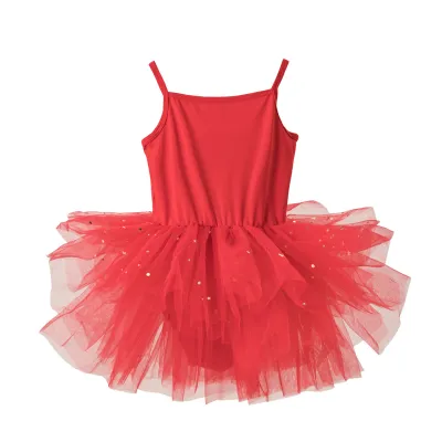 Ballet Sequin Tutu Skirt Kids Girls Dance Dress Pleated Sling
