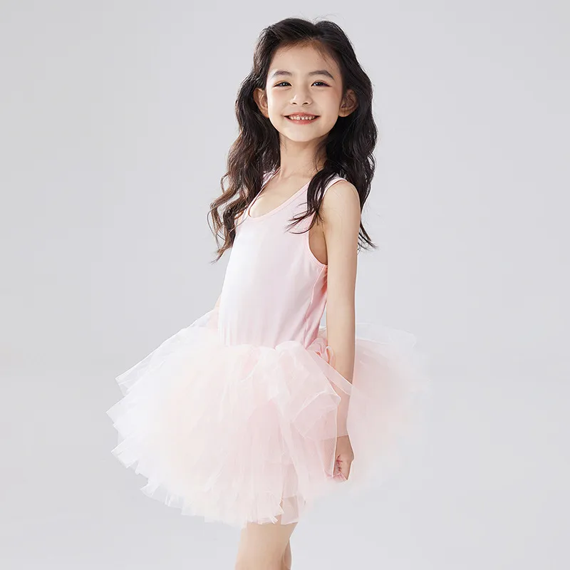 Ballet Sequin Tutu Skirt Kids Girls Dance Dress Pleated Sling