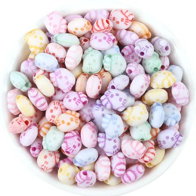 Multicolor Acrylic Marine Life Beads Bracelet Necklace Beaded DIY Jewelry Accessories Kids Toys
