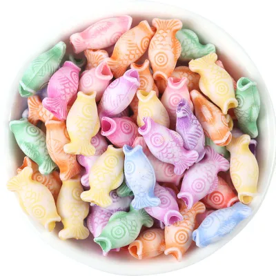 Multicolor Acrylic Marine Life Beads Bracelet Necklace Beaded DIY Jewelry Accessories Kids Toys