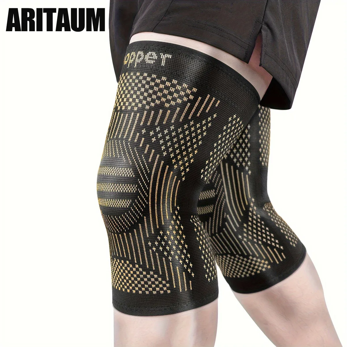 One Piece Sports Knee Protector for Home Fitness - Spandex Compression Support M/L/XL/XXL