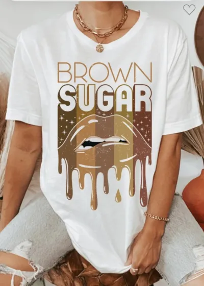 Women Fashion Casual Plus Size Printed Round Neck T-Shirt