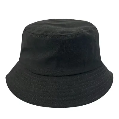 Fashion Solid Color Kids Flat Top Sunshade Sunscreen Double-Sided Bucket Hats