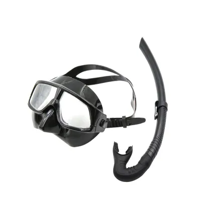 Silicone Diving Goggles with Breathing Tube Set for Free Diving