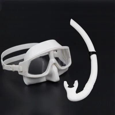 Silicone Diving Goggles with Breathing Tube Set for Free Diving