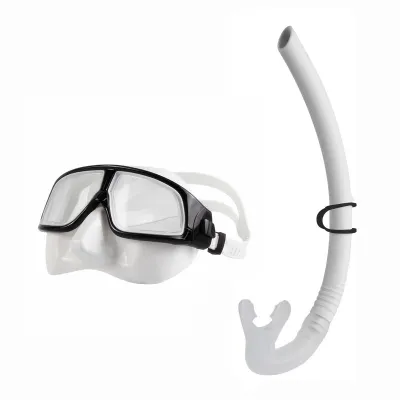 Silicone Diving Goggles with Breathing Tube Set for Free Diving