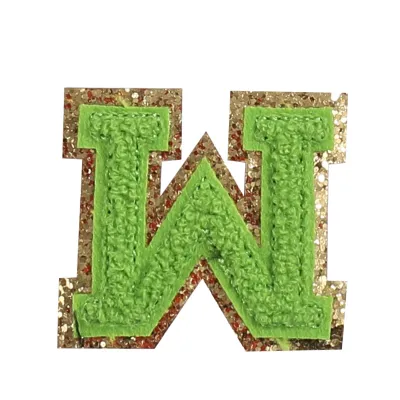 26 Alphabet Chenille Embroidered Cloth Sticker Decorative Accessories