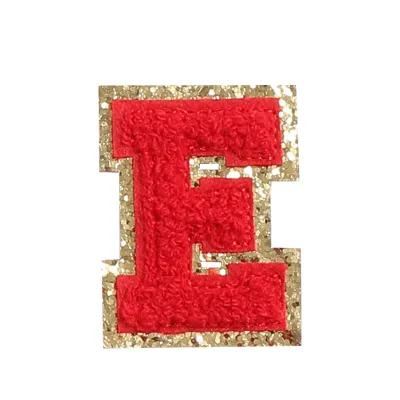 26 Alphabet Chenille Embroidered Cloth Sticker Decorative Accessories