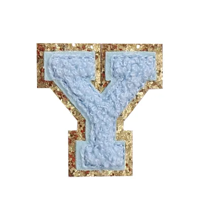 26 Alphabet Chenille Embroidered Cloth Sticker Decorative Accessories