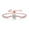 Rose Gold White Main Stone