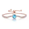 Rose Gold Sea Blue Master Stone