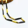 [B Gold Between Black] Width 3Mm