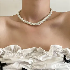 Elegant Retro Multi-Layer Pearl Necklace