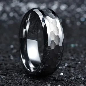 Men's Creative Irregular Square Ring Stainless Steel Street Style