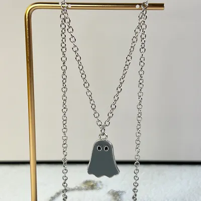 Fashion Creative Cartoon Ghost Pendant Necklace