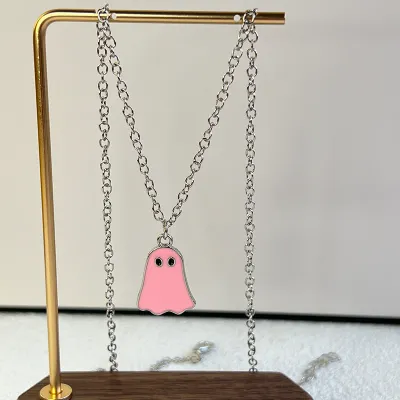 Fashion Creative Cartoon Ghost Pendant Necklace