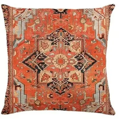 Fashion Simple Bohemian Linen Printed Cushion Cover for Living Room