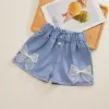 Big Butterfly Shorts High Elastic