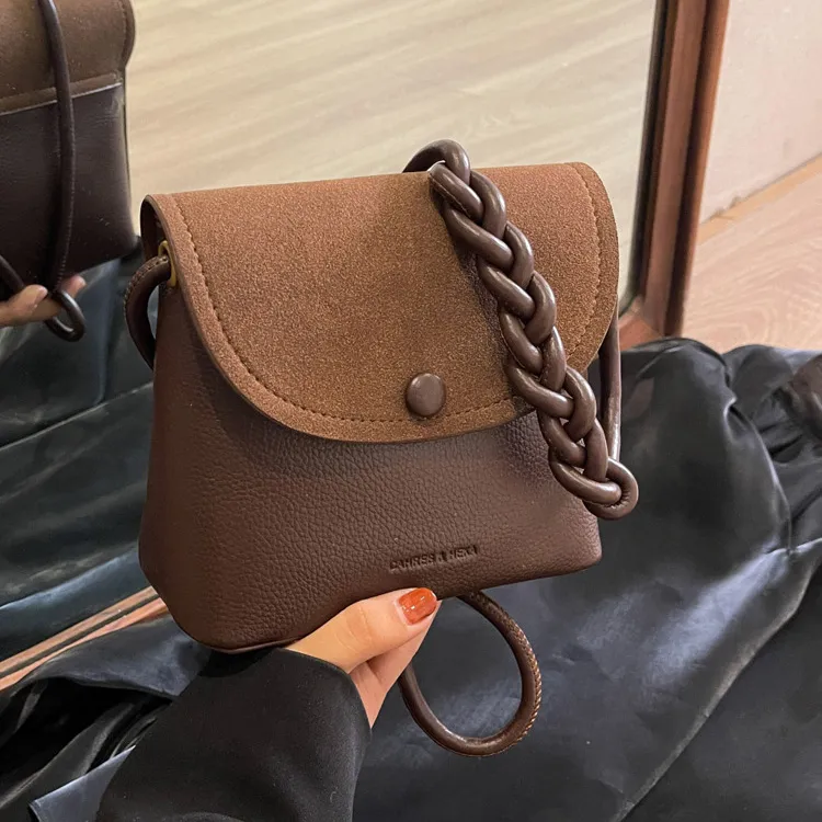 Women Fashion Casual Splicing Shoulder Bag