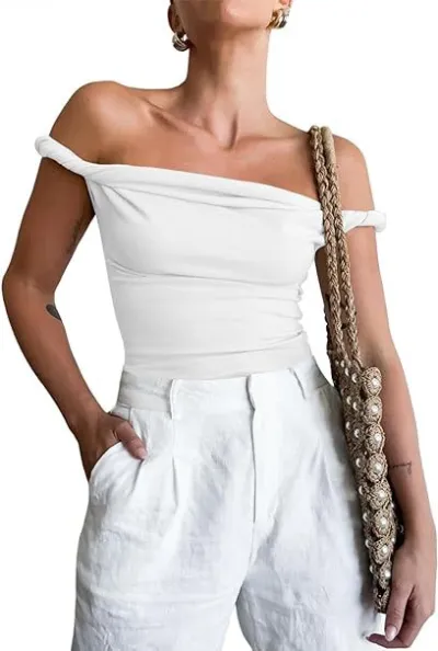 Women Sexy Solid Color Milk Silk Camisole Tank Top
