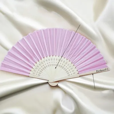 Bride Bridesmaid Paper Fan Wedding Party Decoration