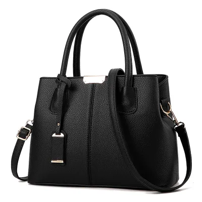 Women Fashion Casual Splicing Large Capacity Handbag