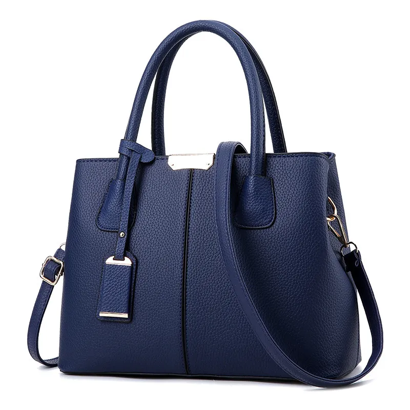 Women Fashion Casual Splicing Large Capacity Handbag