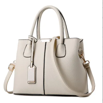 Women Fashion Casual Splicing Large Capacity Handbag