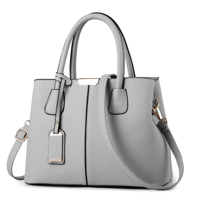 Women Fashion Casual Splicing Large Capacity Handbag