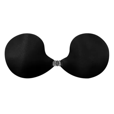 Women Sexy Round Silicone Front Buckle Chest Patch