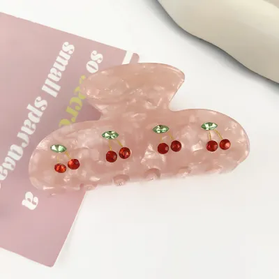 Fashion Sweet Cute Cherry Acrylic Hair Claw