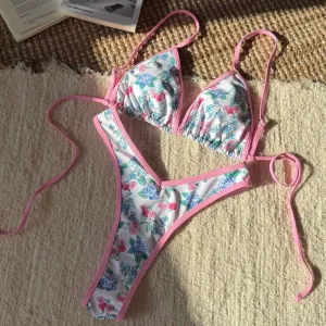 Women Fashion Sexy Leopard Print Bikini Swimsuit