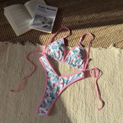 Women Fashion Sexy Leopard Print Bikini Swimsuit